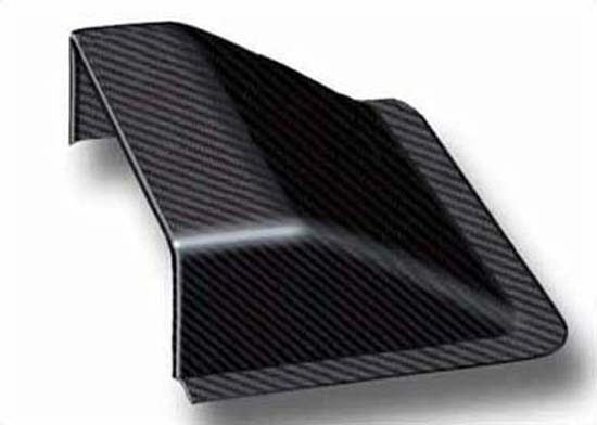 REVERIE Carbon Fibre Bonnet/Roof Scoop - 150 x 140 x 49mm, External Flange - R01SE0068