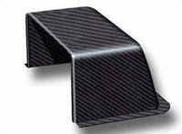 Carbon Fibre Bonnet/Roof Scoop - 150 x 140 x 90mm, External Flange
