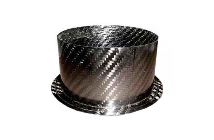 REVERIE Air Intake/Inlet Pipe - 100mm Straight Outlet, Carbon Fibre - R01SE0163