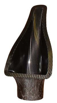 REVERIE Carbon Fibre NACA Air Duct - 100mm Outlet