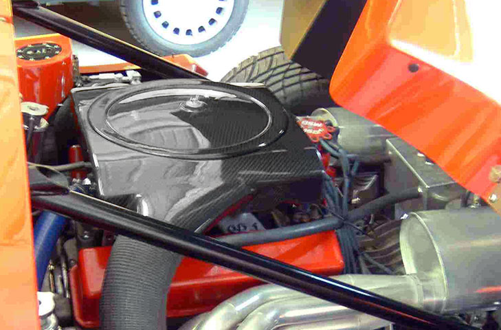REVERIE Ultima GTR/Can-Am Carbon Fibre Air Box Kit - Holley Carburettor Fitment, 2 x 100mm side inlets - R01SE0197