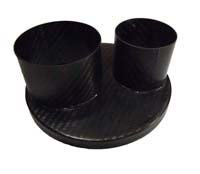 REVERIE Silverstone Air Box Diffuser Duct - 1 x 58mm & 1 x 75mm Ducts