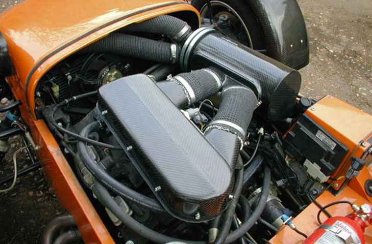 Caterham 7 Blackbird (00 - 01) Carbon Fibre Air Induction Kit (Mondello Intake) - R01SE0229