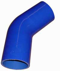 Silicone Ducting Hose - 60mm Bore, 45deg Angle