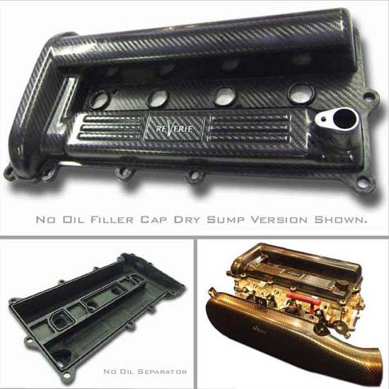 Ford duratec 1 8 2 0 2 3l carbon std height cam cover for dry sump