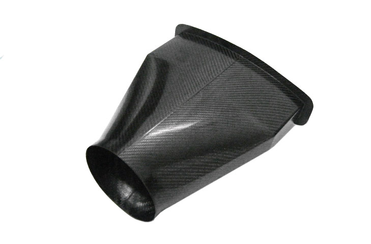REVERIE Rectangular Air Intake Duct - 152mm Outlet, 280mm x 60mm, Carbon - R01SE0305