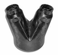 REVERIE Air Intake Duct Y Splitter - 152mm to 2 x 58mm Outlets, Carbon Fibre
