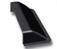 Carbon Fibre Bonnet/Roof Scoop - 425 x 140 x 49mm, External Flange