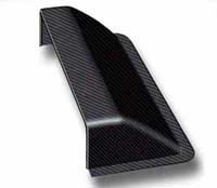REVERIE Carbon Fibre Bonnet/Roof Scoop - 425 x 140 x 49mm, External Flange