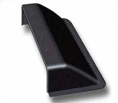 REVERIE Carbon Fibre Bonnet/Roof Scoop - 425 x 140 x 49mm, External Flange - R01SE0365