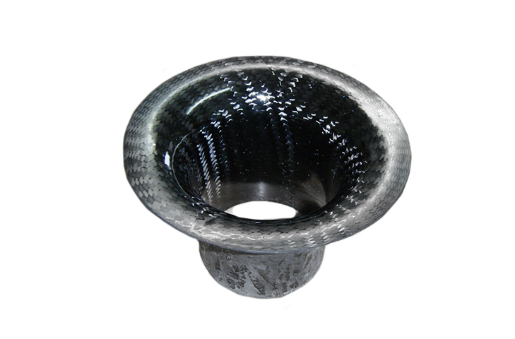 REVERIE High-Flow Carbon Fibre Air Intake Trumpet Funnel/Brake Duct - 58mm Outlet - R01SE0386
