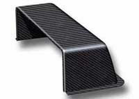 Carbon Fibre Bonnet/Roof Scoop - 425 x 140 x 90mm, External Flange