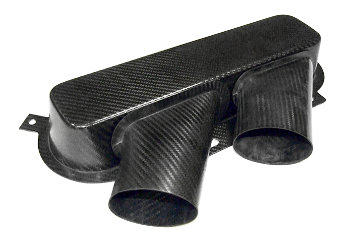 REVERIE Zolder PX600 Carbon Air Box Backplate - 60mm, Twin Angled Intake - R01SE0450
