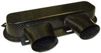 REVERIE Zolder PX600 Carbon Air Box Backplate - 60mm, Twin Straight Intake
