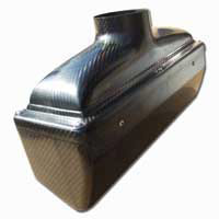 REVERIE Interlagos 425Y Carbon Air Box - 100mm Centre Inlet Filter Cowl Kit