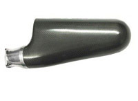 REVERIE Fontana Macau 122 Carbon Intake Plenum - LH 100mm Tapered Inlet, S2000 Throttle Mounting
