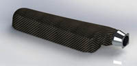 REVERIE Fontana 6 Cylinder LH Carbon Intake Plenum - 70mm S2000 Inlet Adaptor