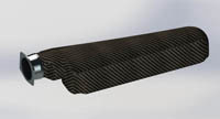 REVERIE Fontana 6 Cylinder RH Carbon Intake Plenum - 90mm LS3 Jenvey Adaptor