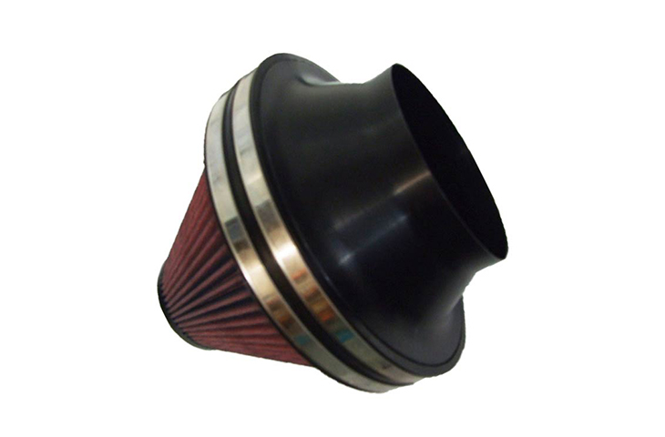 REVERIE Cone Conical Air Filter - 206mm to 100mm - Alloy/Rubber Neck - R01SE0634