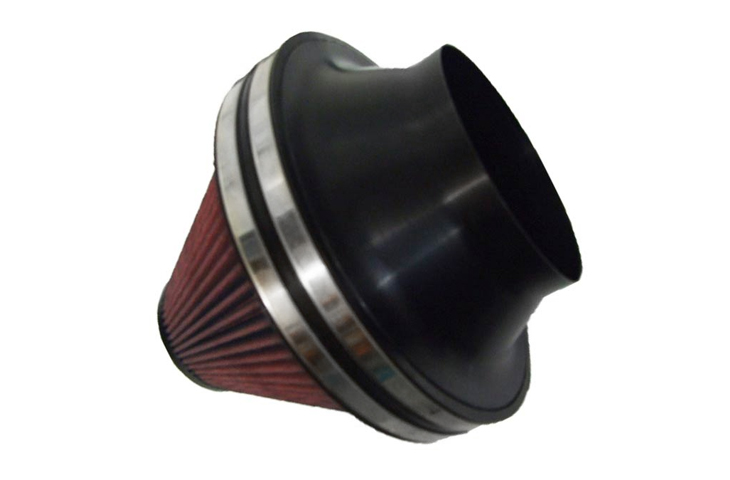 REVERIE Cone Conical Air Filter - 206mm to 75mm - Alloy/Rubber Neck - R01SE0636