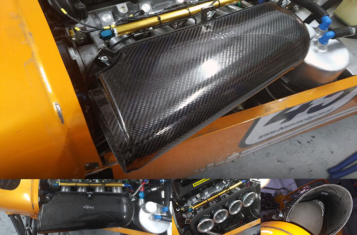 Caterham 7 CSR260 (05 - ) Ford Duratec Carbon Fibre Induction Kit - R01SE0647