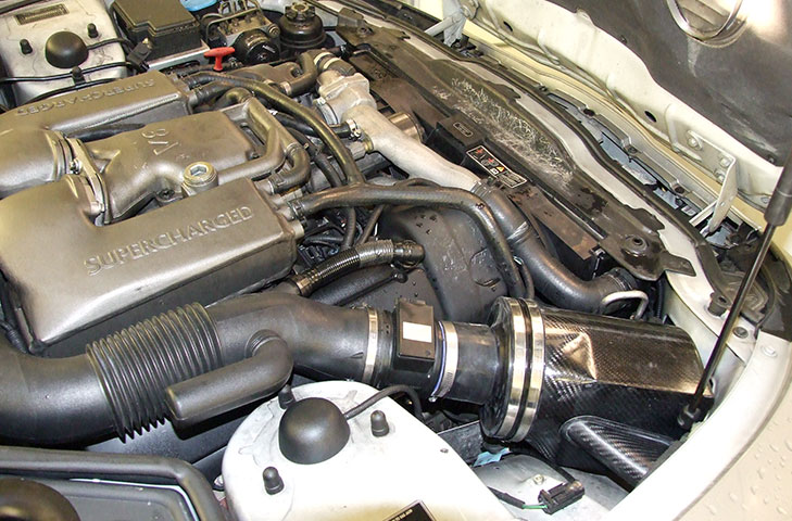 REVERIE Jaguar XKR/XK8 (X100) (96 - 06) Lightweight Carbon Fibre Air Induction Kit - R01SE0695