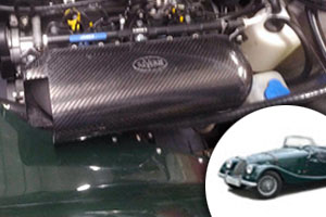 Morgan Plus 4 (05 - ) 2.0L Duratec Supersports Carbon Fibre Zolder Air Box Induction Kit (Omex std length not long)