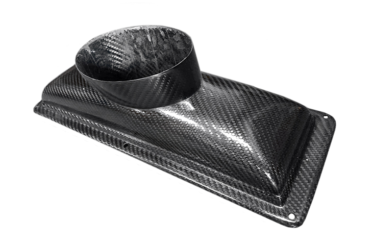 ReVerie Interlagos 425YX Carbon 127.5mm Oval Filter Cowl - R01SE0731