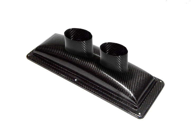 ReVerie Interlagos 425YZ Carbon Twin 75mm Oval Filter Cowl