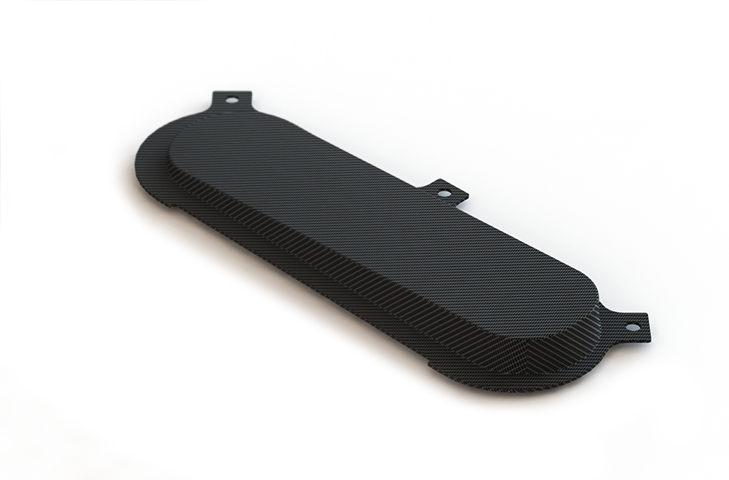 Zolder JC50 30-to-10mm Length Angled -3 Degrees Back Plate