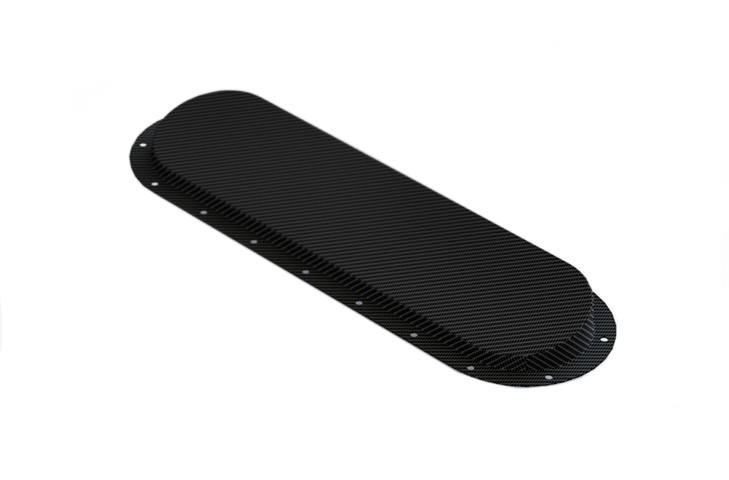 Zolder Plenum/65X 30-to-10mm Width Angled 12 Degrees Back Plate