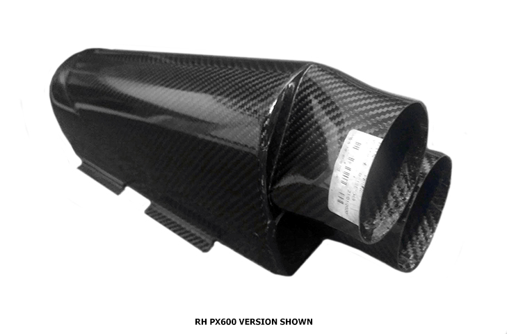Reverie Zolder 150D Carbon Air Box - 2 x 75mm Oval LH Inlet JC50 - R01SE0757