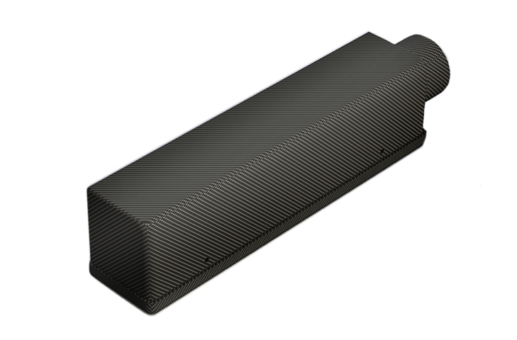 ReVerie Interlagos 425C Carbon Air Box RH 75mm Inlet - Std Backplate
