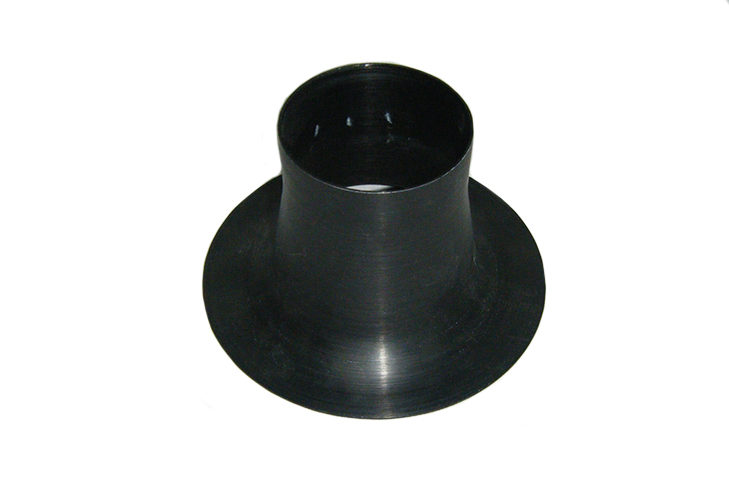 High-Flow Air Intake Trumpet Funnel - 58mm Straight Outlet, Alloy - R01SE6070