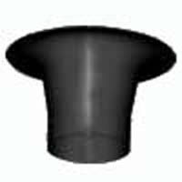 High-Flow Air Intake Trumpet Funnel - 85mm Outlet, Alloy
