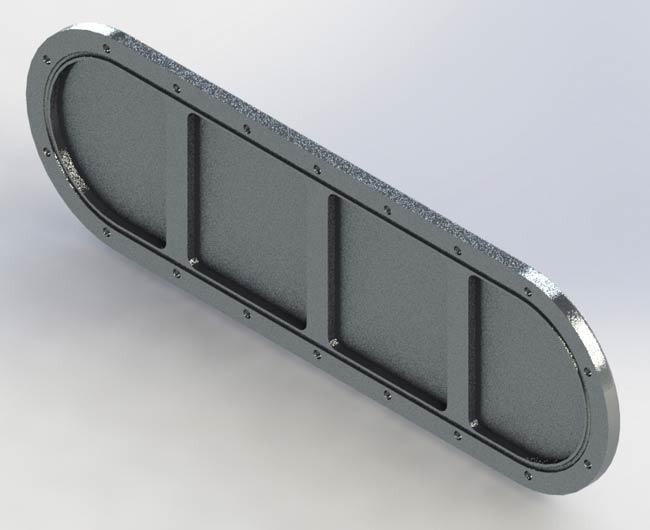 REVERIE Fontana 4 Cylinder Intake Plenum 10mm CNC-Machined Alloy Back Plate