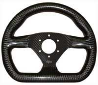 Eclipse 270 Flat-Bottomed Carbon Steering Wheel - MOMO/Sparco/OMP Drilled