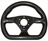 REVERIE Eclipse 270 Flat-Bottomed Carbon Steering Wheel - MOMO/Sparco/OMP (70mm PCD)