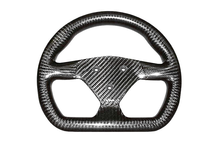 REVERIE Eclipse 270 Flat-Bottomed Carbon Steering Wheel - 3-Stud (50.8mm PCD) - R01SH0035