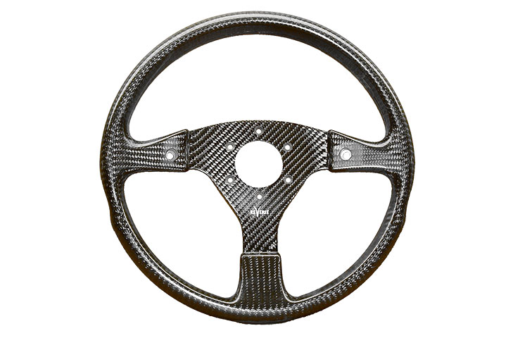 REVERIE Rally 330 Carbon Steering Wheel - MOMO/Sparco/OMP (70mm PCD), Untrimmed, 2 Button - R01SH0050