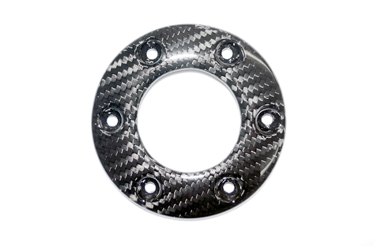 REVERIE Carbon Fibre Horn Push Ring for MOMO/Sparco/OMP (70mm PCD) Fitment - R01SH0057