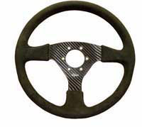 REVERIE Rally 330 Carbon Steering Wheel - NARDI/Personal/RAID (74mm PCD), Alcantara Trimmed