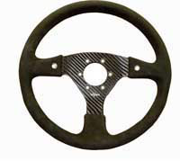 REVERIE Rally 330 Carbon Steering Wheel - NARDI/Persona/RAID (74mm PCD), Alcantara Trimmed, 2 Button