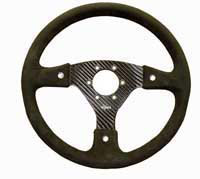 REVERIE Rally 330 Carbon Steering Wheel - NARDI/Personal/RAID (74mm PCD), Alcantara Trimmed, 3 Button