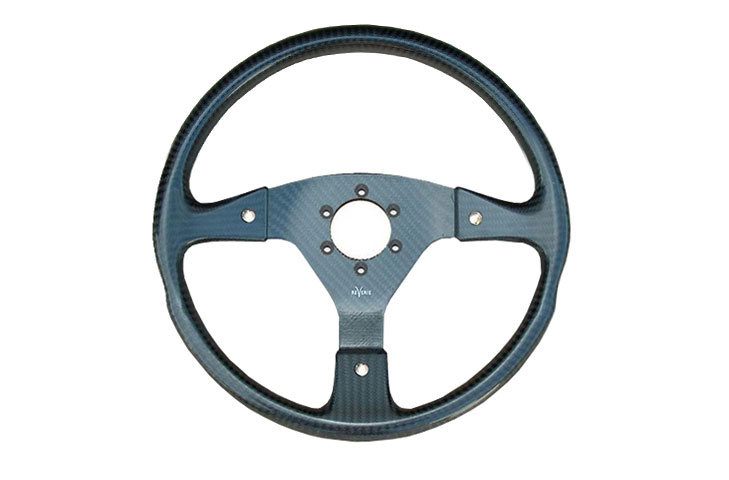 REVERIE Rally 350 Carbon Steering Wheel - MOMO/Sparco/OMP (70mm PCD), Untrimmed, 3 Button - R01SH0079