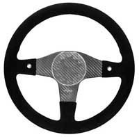 FQ350 Carbon Steering Wheel - Undrilled, Alcantara, 2 Button