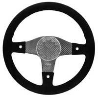 REVERIE FQ350 Carbon Steering Wheel - Undrilled, Alcantara, 3 Button