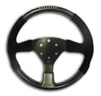 REVERIE Rally 330 Carbon Steering Wheel - MOMO/Sparco/OMP (70mm PCD), Alcantara Trimmed, MoTec SLM