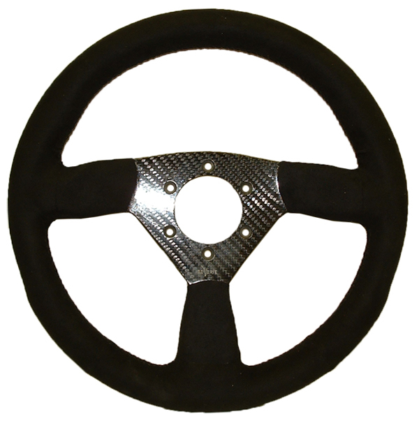 Eclipse 315 Carbon Fibre Steering Wheel - MOMO/Sparco/OMP (70mm PCD), Alcantara Trimmed