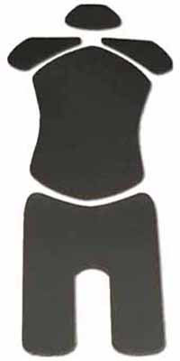 Reverie Seat Cushion Trim Kit (Wide) - Black Foam